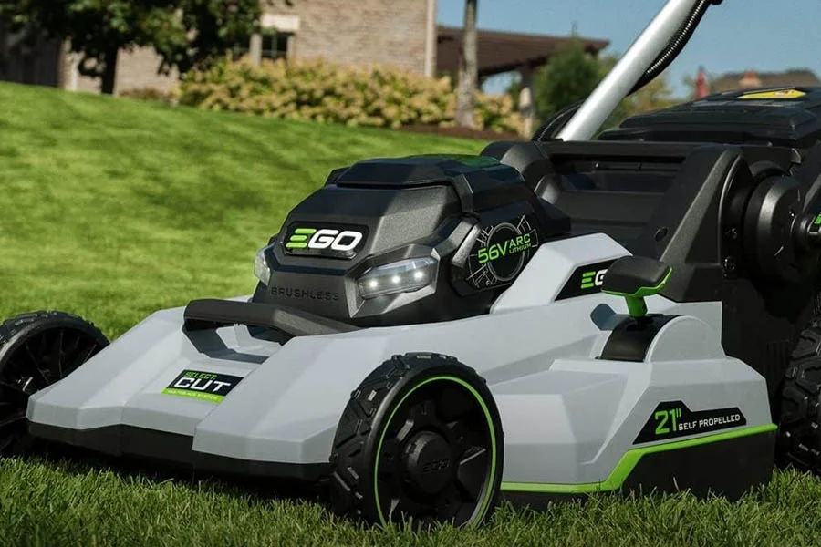 small electric mower